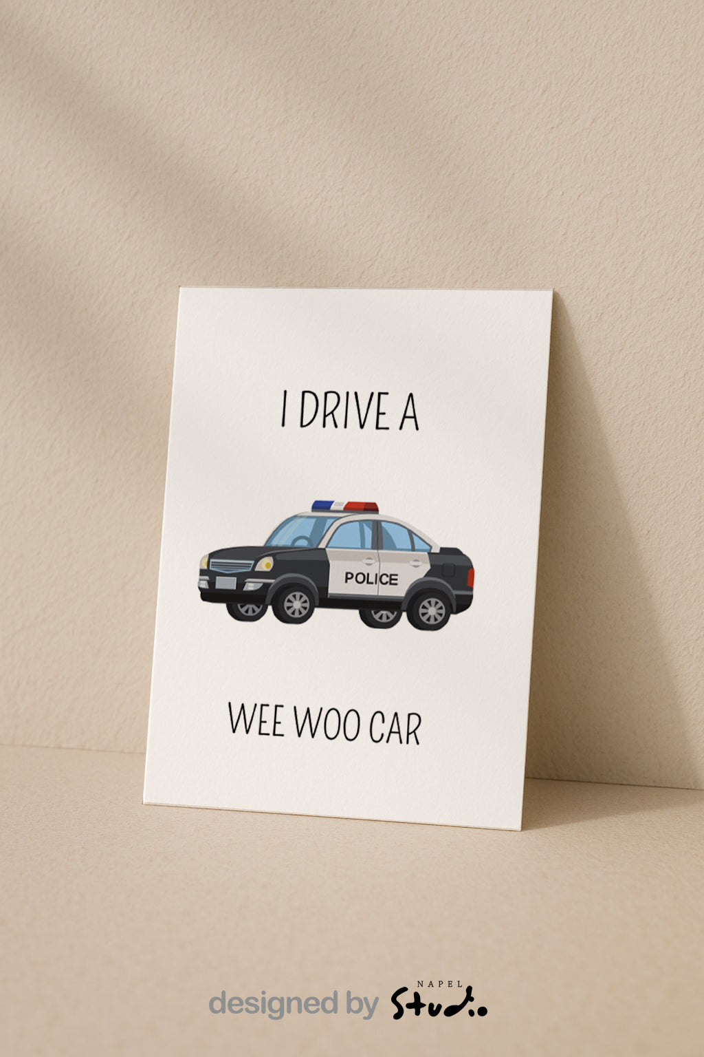 Lustige Polizeikarte | Humorvolle Karte für Polizisten & Polizei-Fans