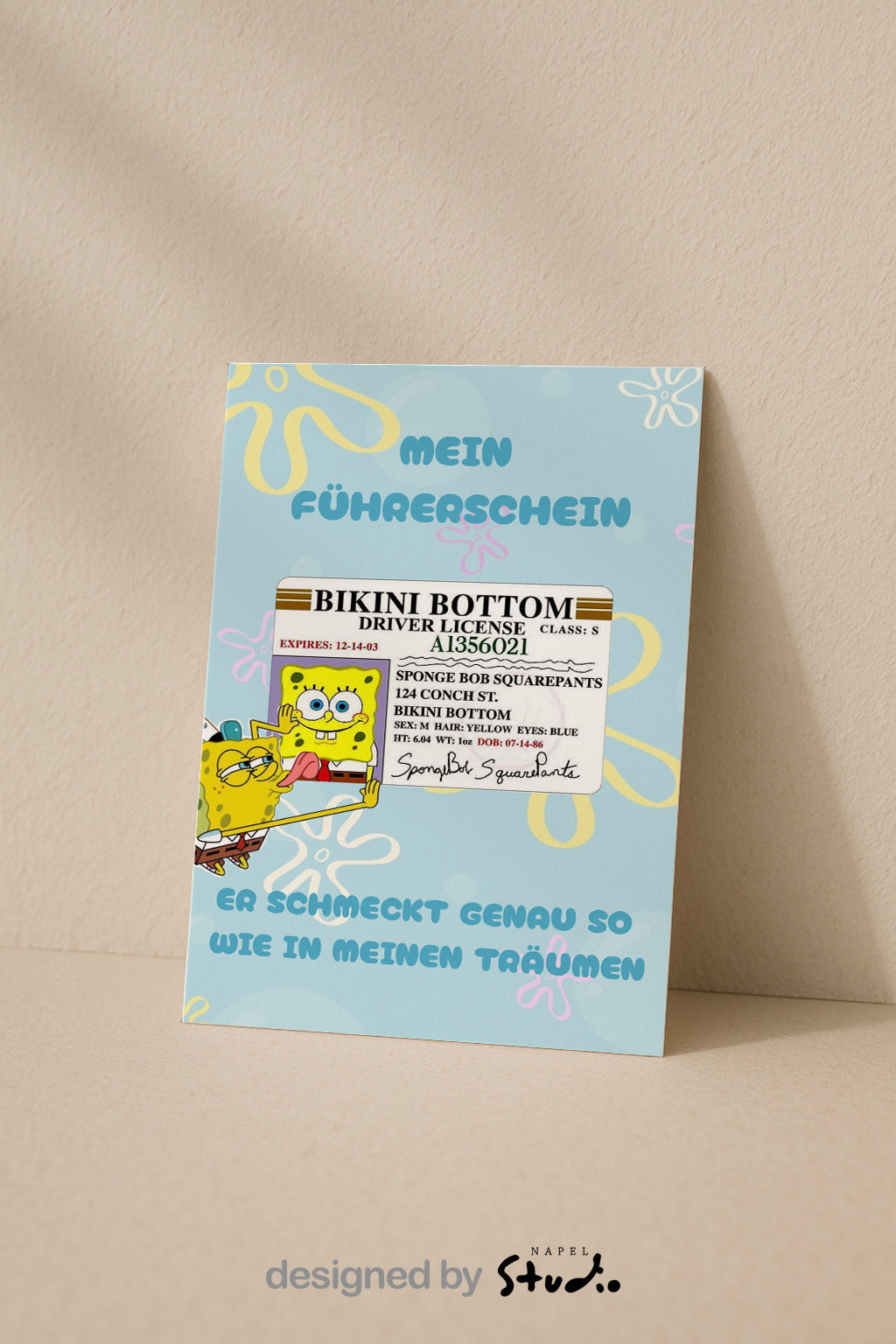 Spongebob Karte | Mein Führerschein
