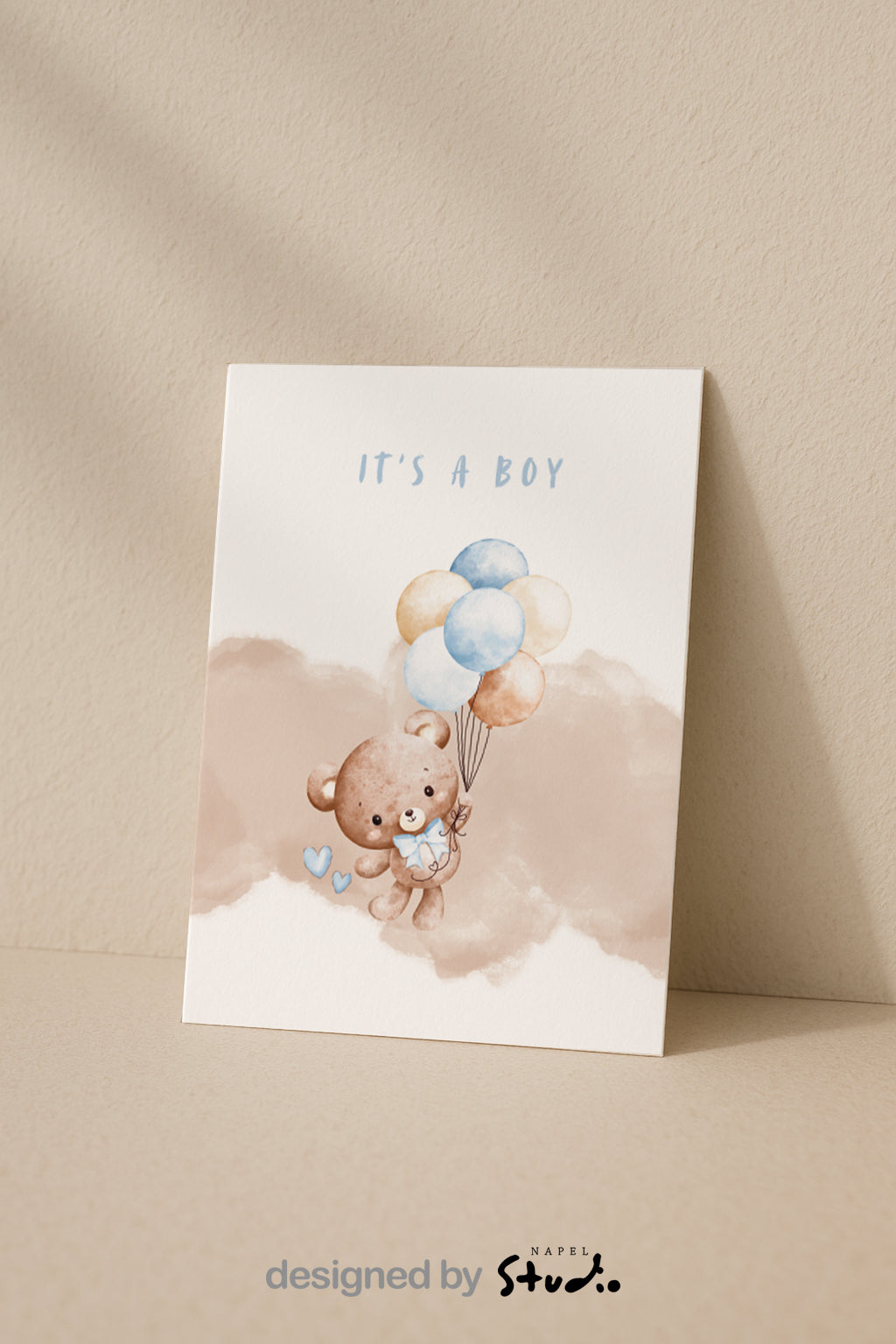 It’s a Boy | Grußkarte zur Geburt