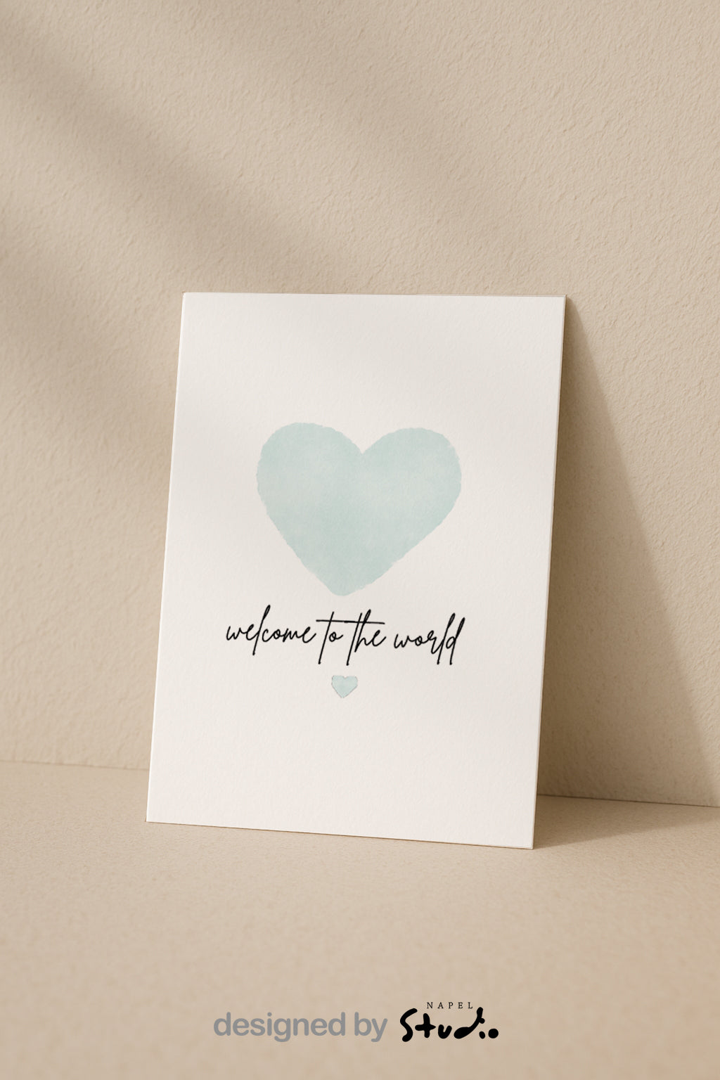 Welcome to the World | Grußkarte zur Geburt