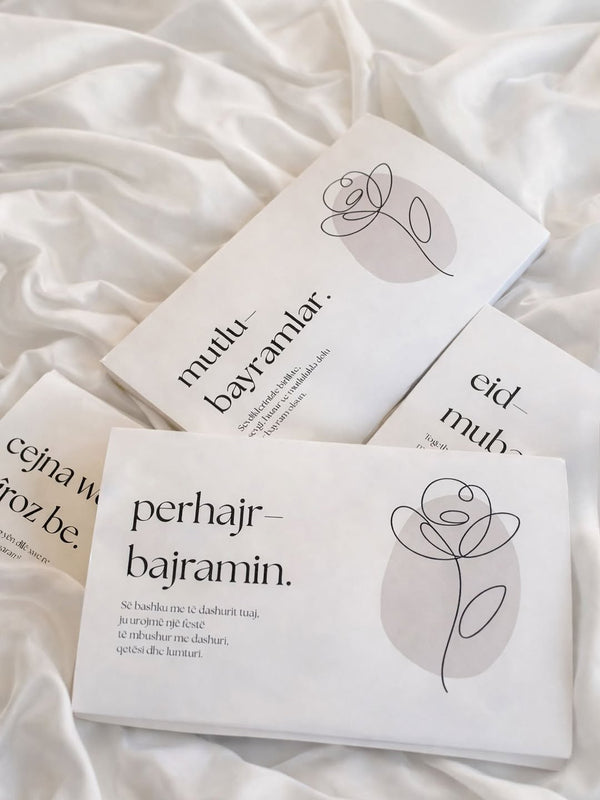 Toffifee Banderole Zuckerfest / Bayram Banderrole | Mehrsprachig | Eid Mubarak Geschenkverpackung