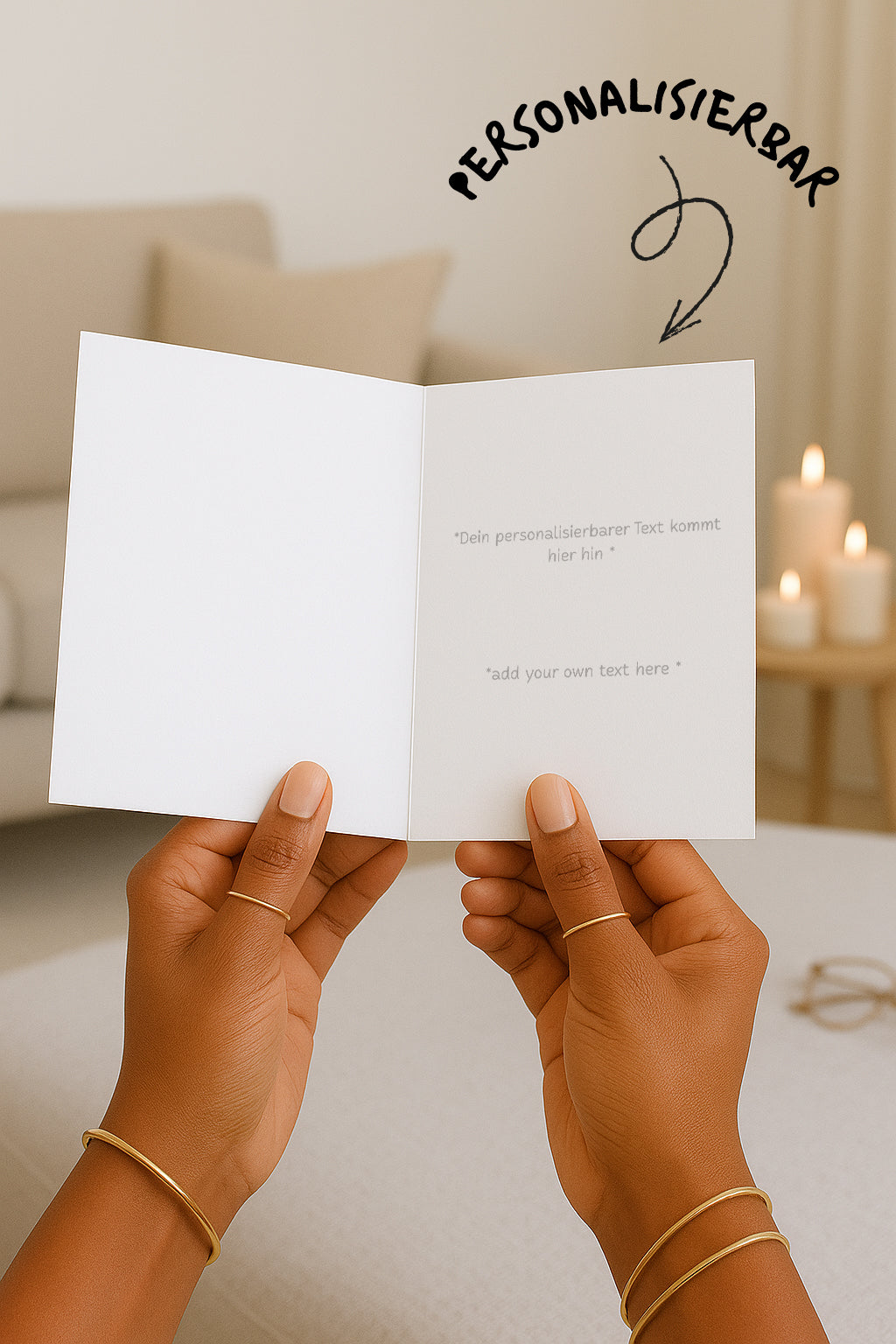 Carte minimaliste en forme de cœur – Joyeuse Saint-Valentin ou anniversaire | Cadeau pour votre partenaire