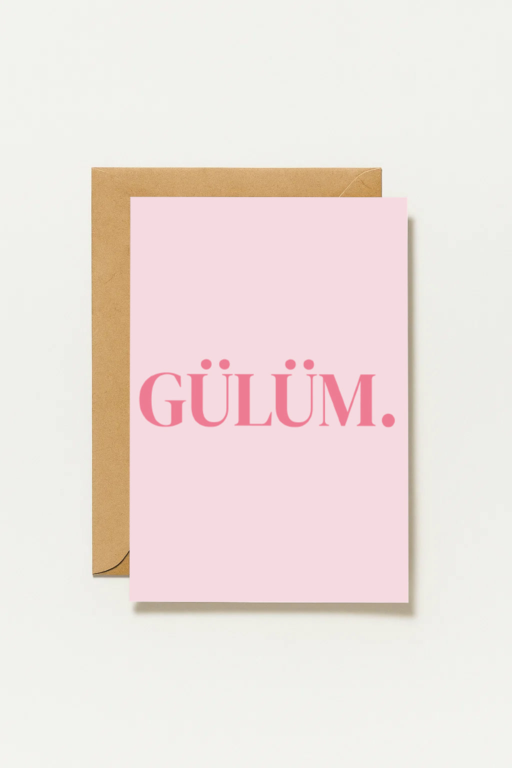 Gülüm Grußkarte | Romantische türkische Liebeskarte minimalistisch