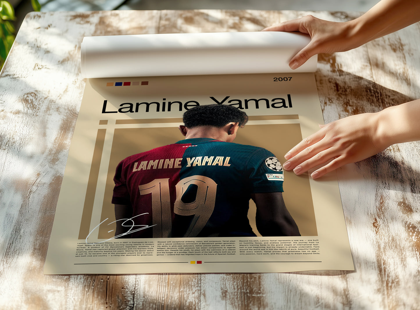 Lamine Yamal Poster | Barcelona Football Wonder Wall Art