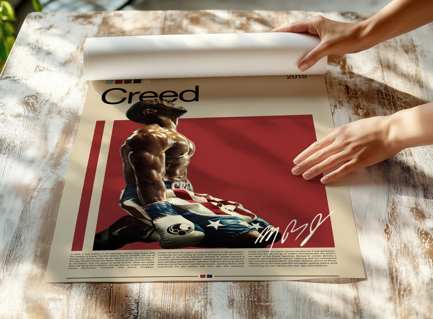 Creed Poster Boxfilm | Michael B. Jordan Wandkunst