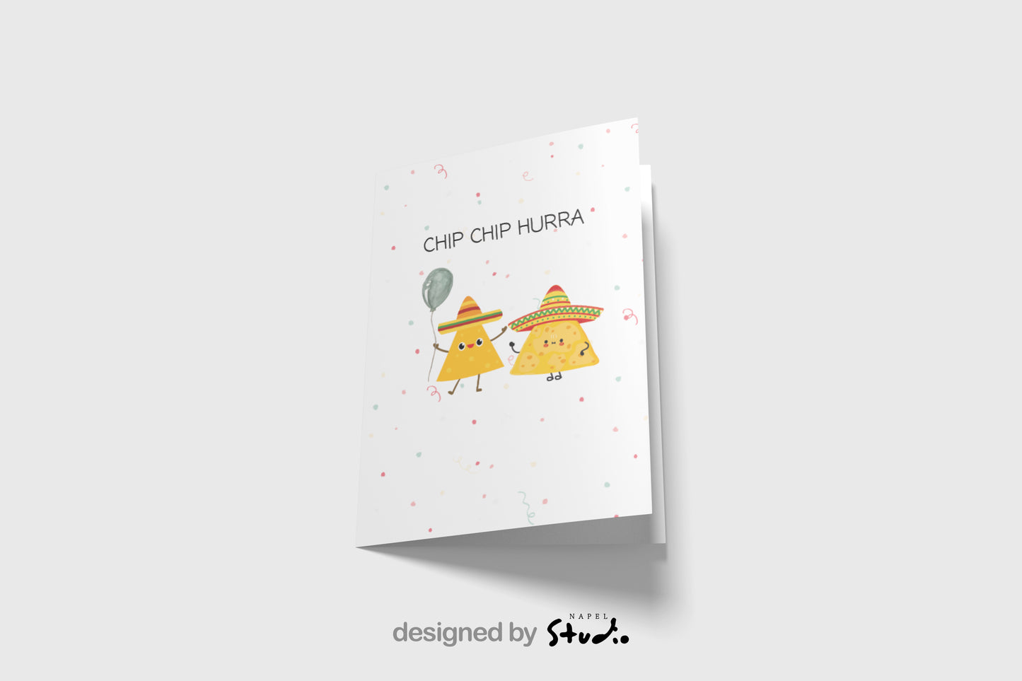 Humorvolle Grußkarte | Chip Chip Hurra