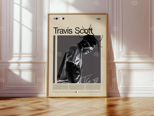 Travis Scott Poster | Rapper Wandkunst