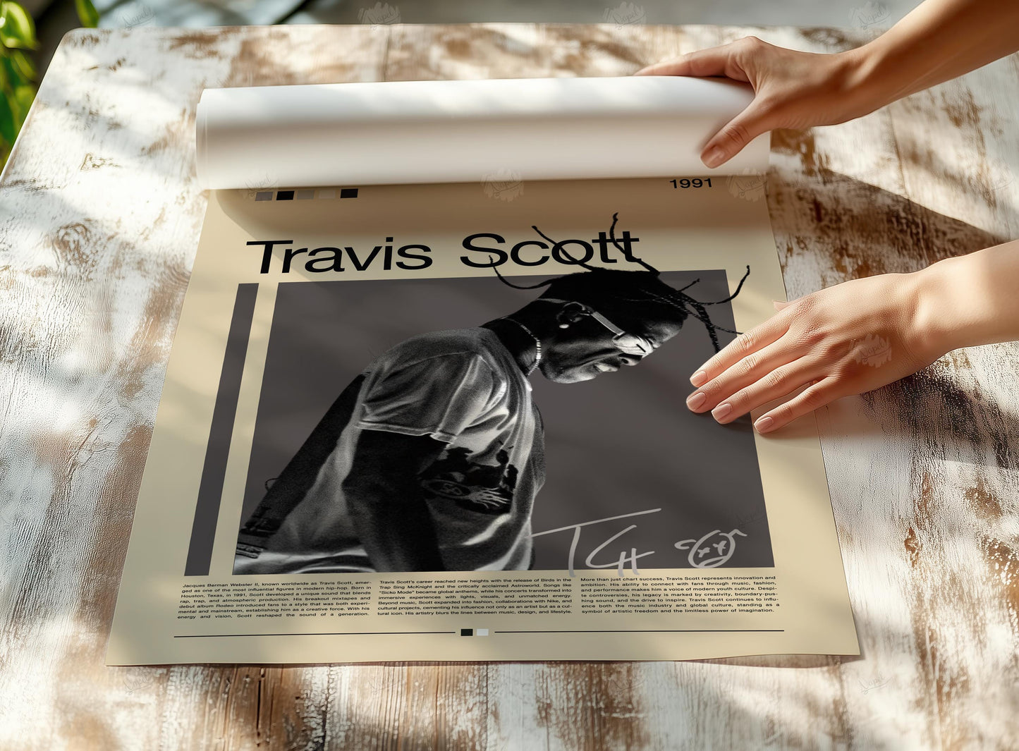 Travis Scott Poster | Rapper Wandkunst