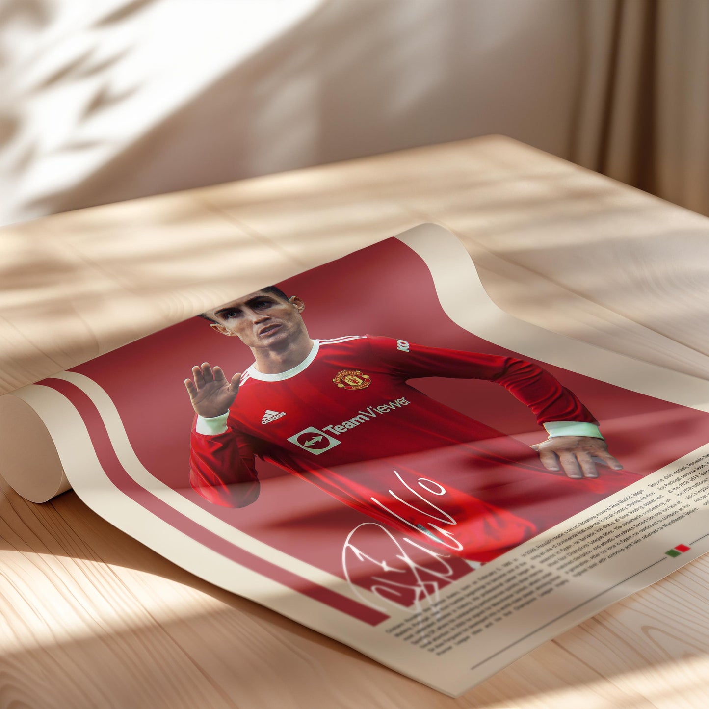 Poster Cristiano Ronaldo | Décoration murale football