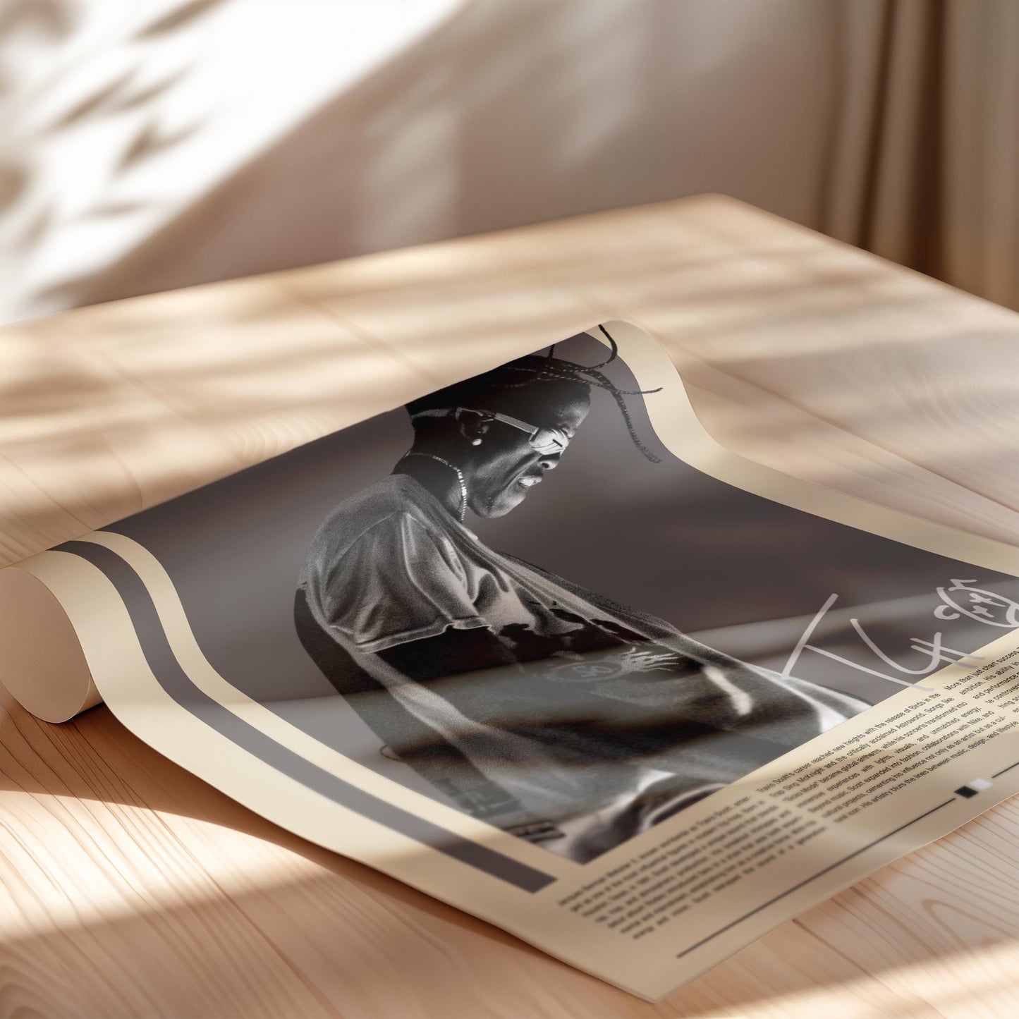 Travis Scott Poster | Rapper Wandkunst