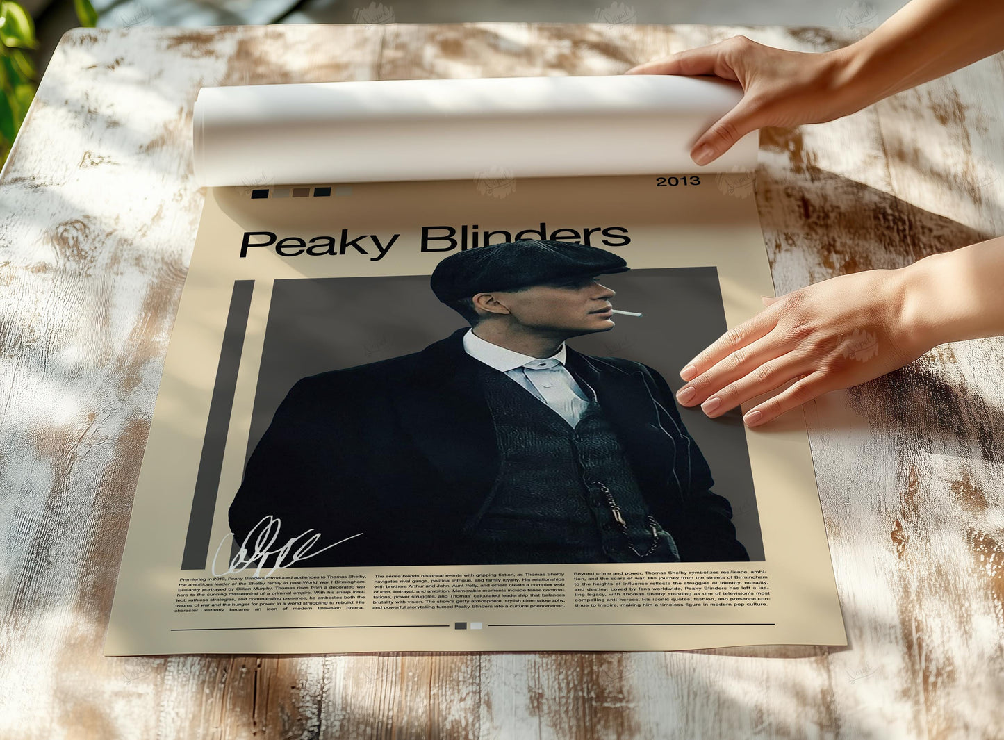 Peaky Blinders Poster | Thomas Shelby Wandkunst