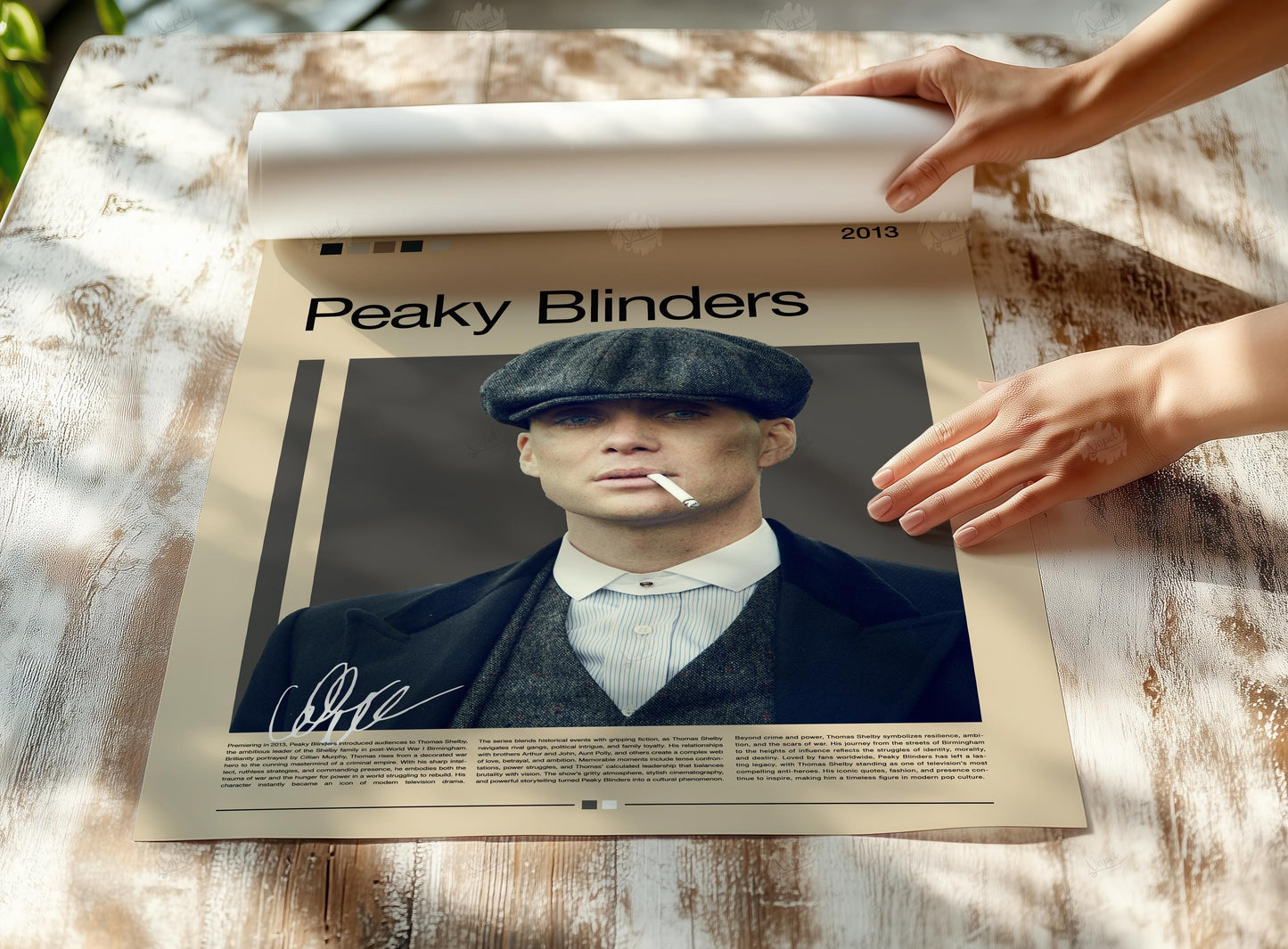 Peaky Blinders Poster | Thomas Shelby Cillian Murphy Wandkunst