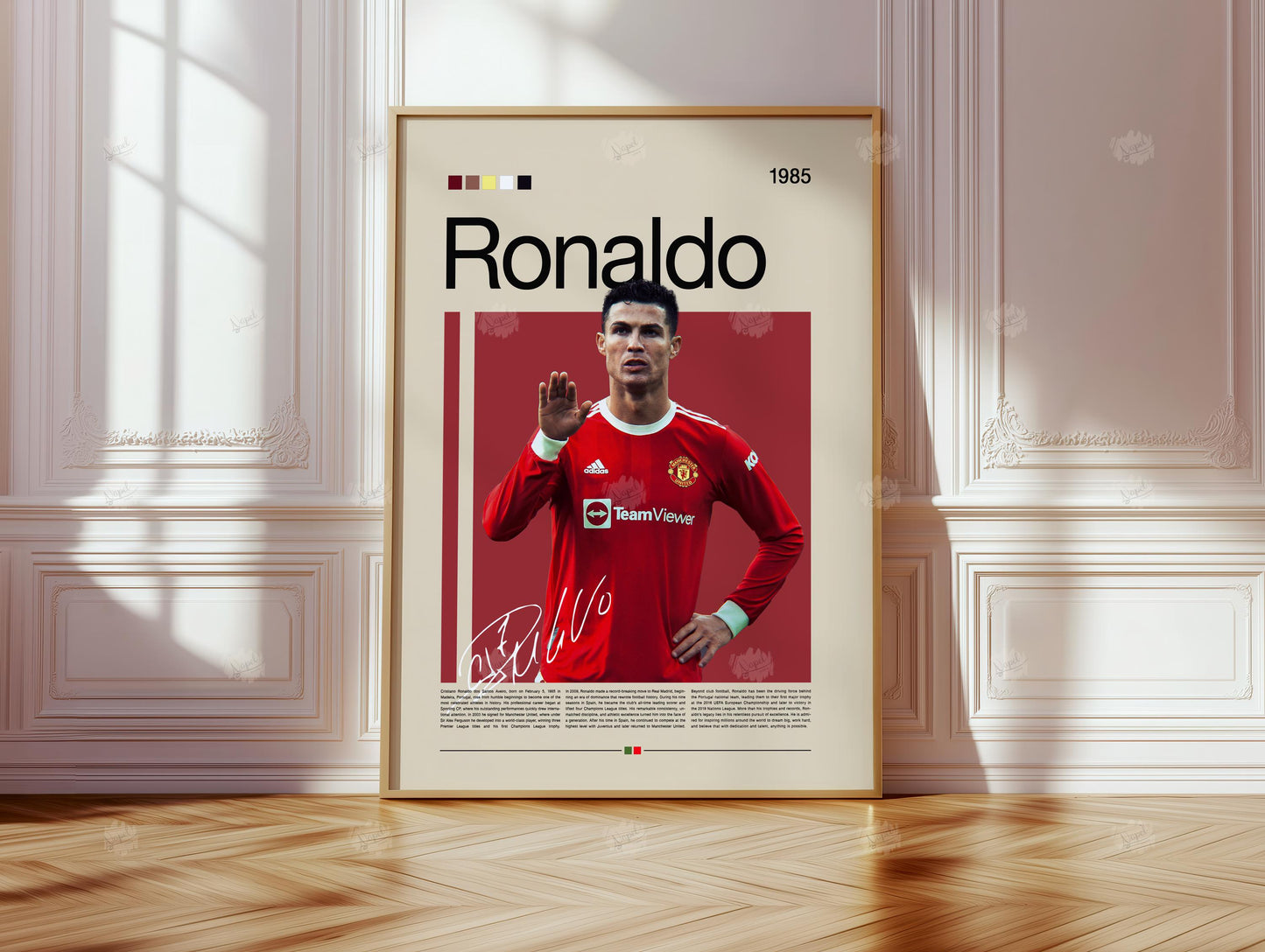 Poster Cristiano Ronaldo | Décoration murale football