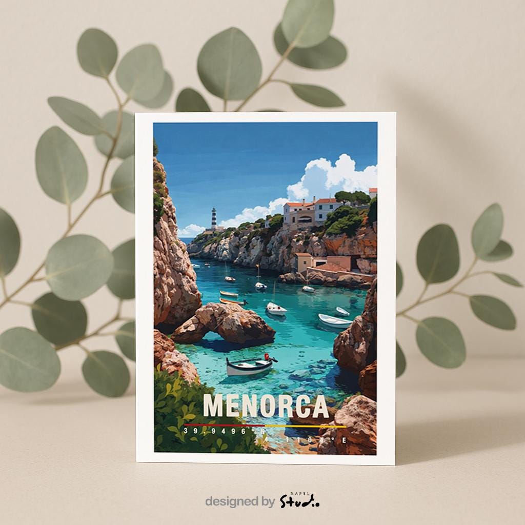 Illustration von Porto mit farbenfrohen Häusern, historischen Dächern und Blick auf die Altstadt. Die Szene wirkt lebendig und traditionell und vermittelt das typische Stadt- und Reisegefühl Nordportugals.