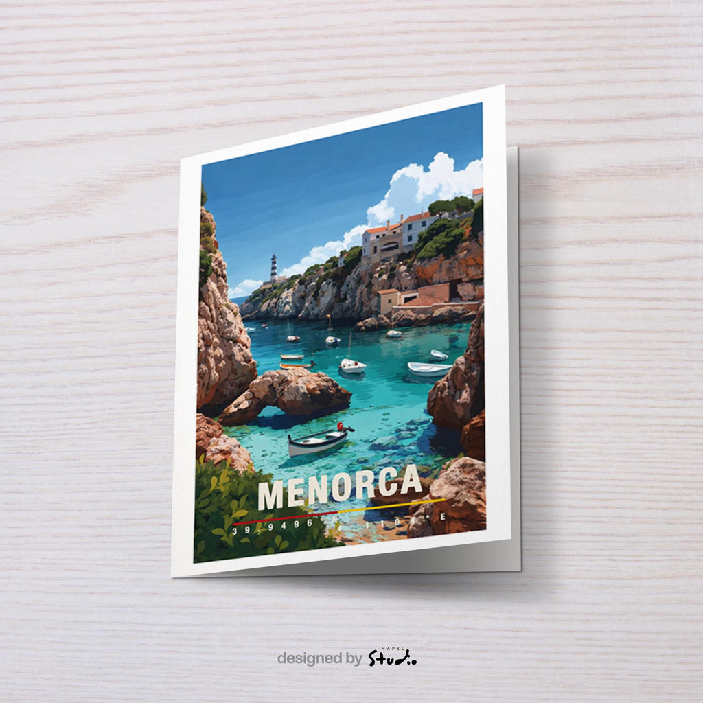 Illustration von Porto mit farbenfrohen Häusern, historischen Dächern und Blick auf die Altstadt. Die Szene wirkt lebendig und traditionell und vermittelt das typische Stadt- und Reisegefühl Nordportugals.