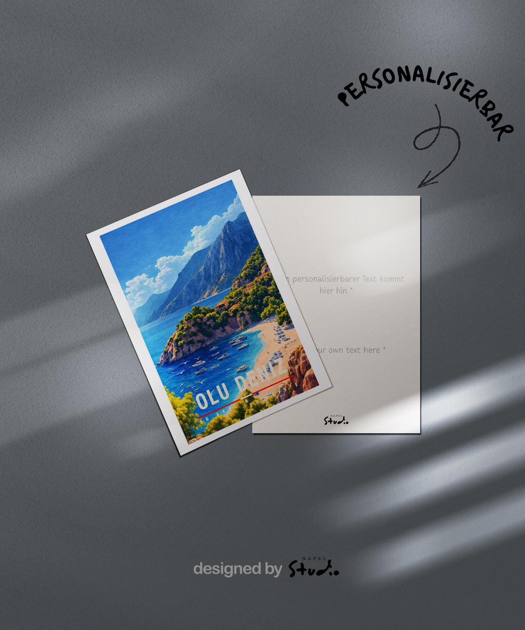 Postkarte Ölüdeniz Traumhafte Reise Türkei Mit Türkisblauem Meer, Strand & Bergkulisse