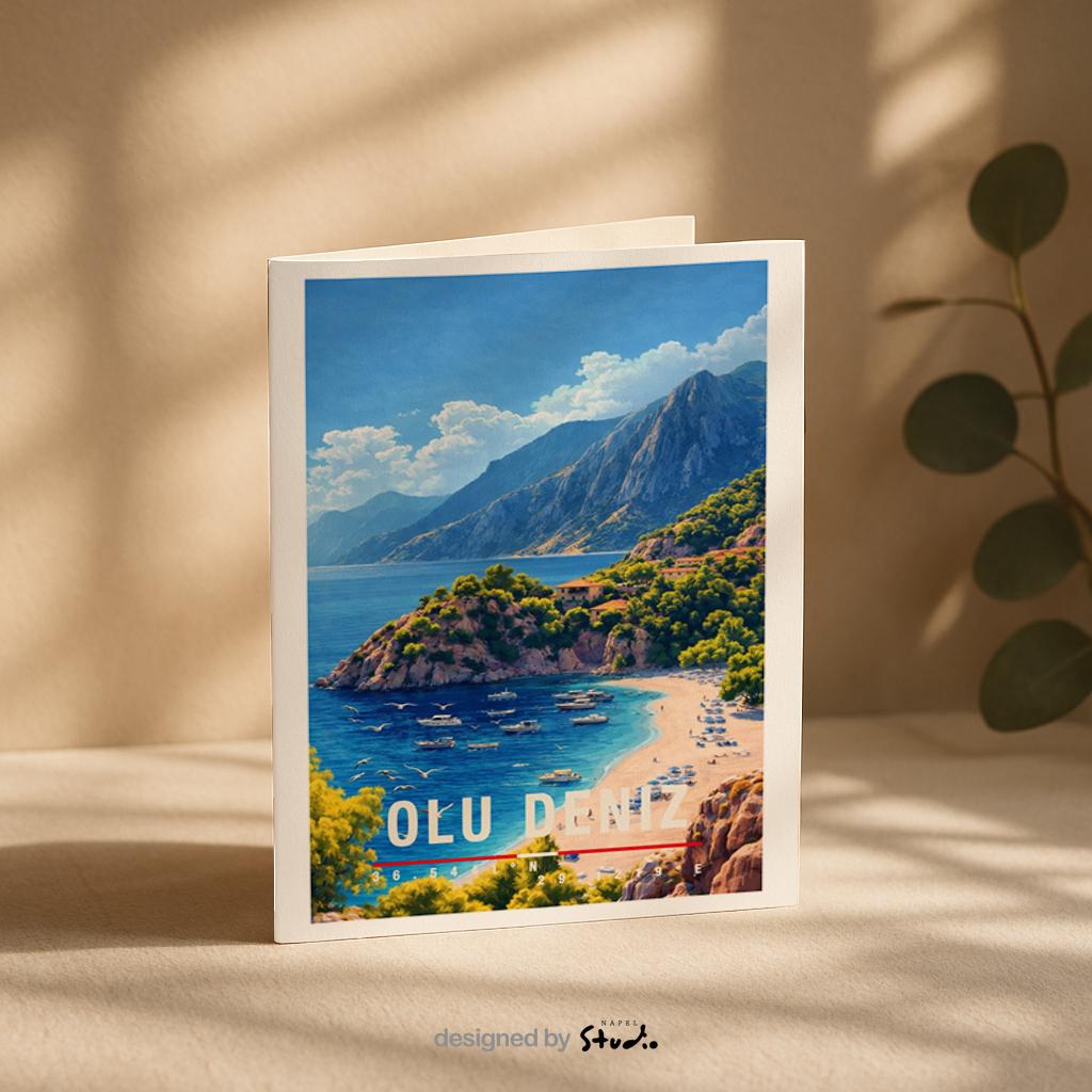 Grußkarte Malta | A6 Reisekarte | Urlaubskarte mit Blumen und Meer | Sommerkarte Mittelmeer | Geschenkidee für Reiseliebhaber | Architektur