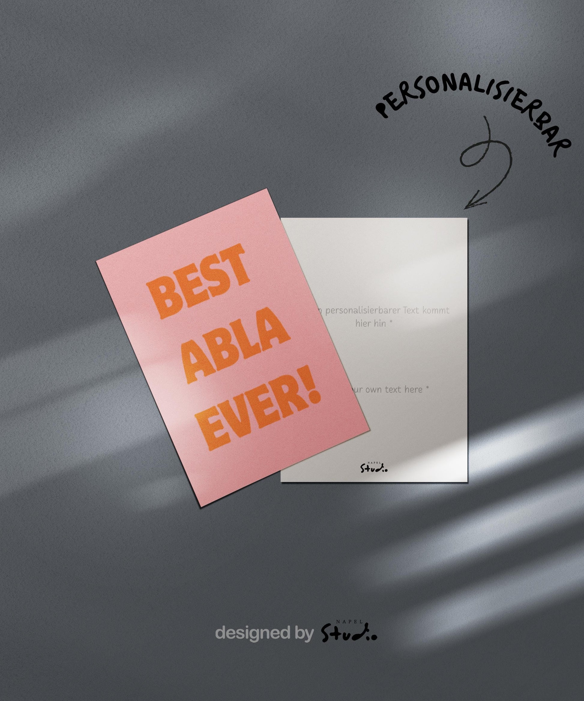 Best Abla Ever Grußkarte | Liebevolle Karte für Schwester