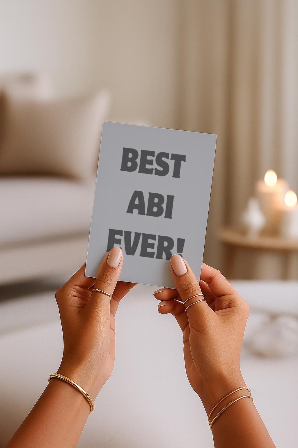 Best Abi Ever Grußkarte – Liebevolle Karte für Bruder