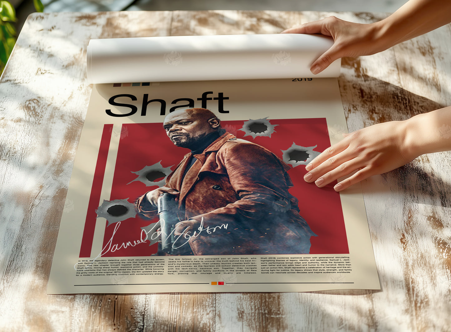 Shaft Poster | Samuel L. Jackson Wandkunst