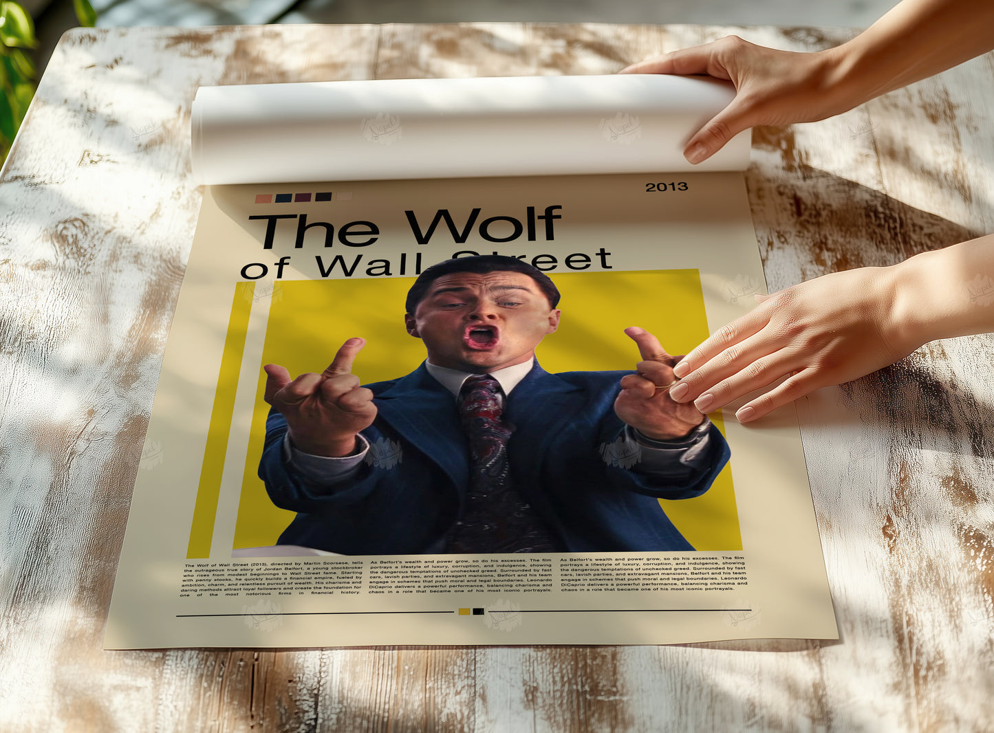 The Wolf of Wall Street Poster | Leonardo DiCaprio Wandkunst