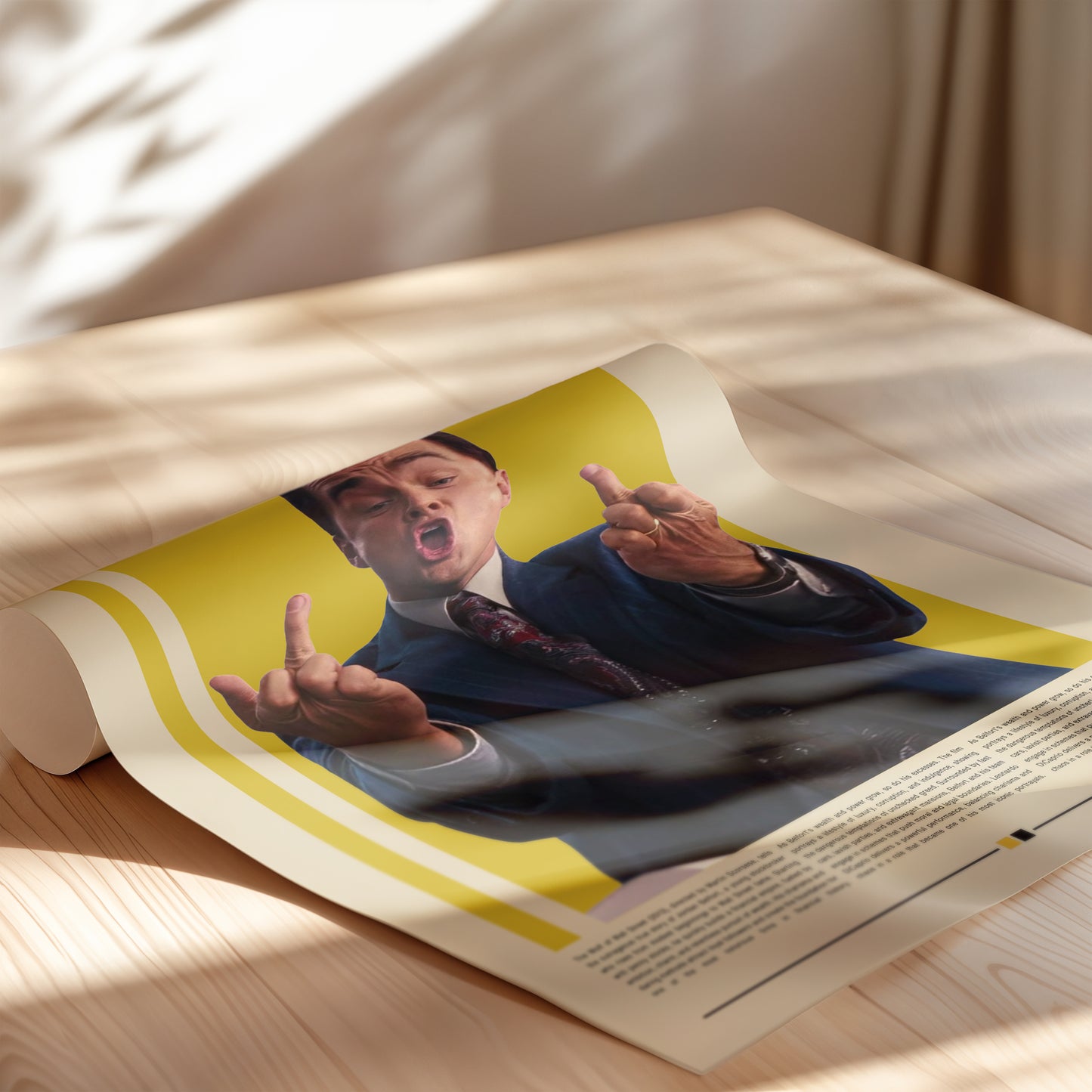 The Wolf of Wall Street Poster | Leonardo DiCaprio Wandkunst