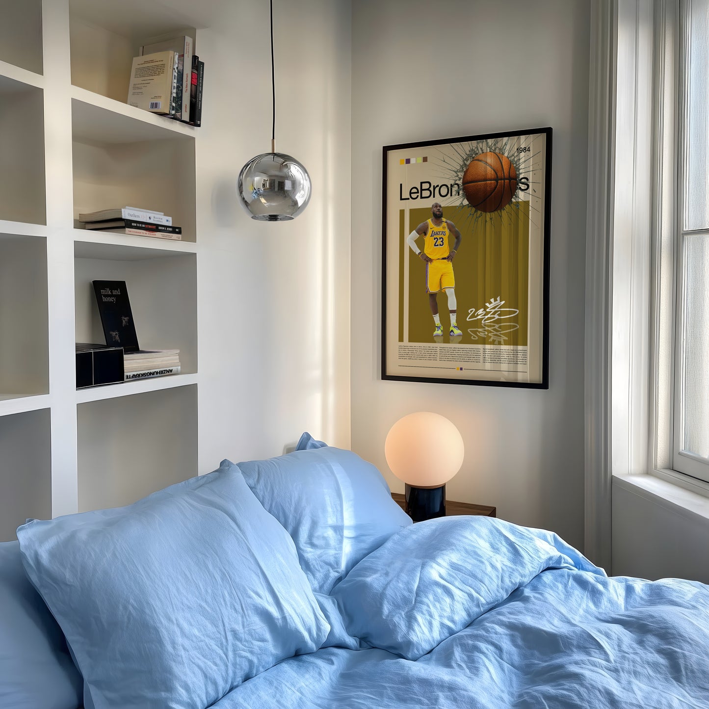 LeBron James 3D Poster | Basketball Wall Art