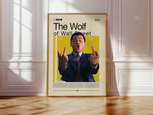 The Wolf of Wall Street Poster | Leonardo DiCaprio Wandkunst