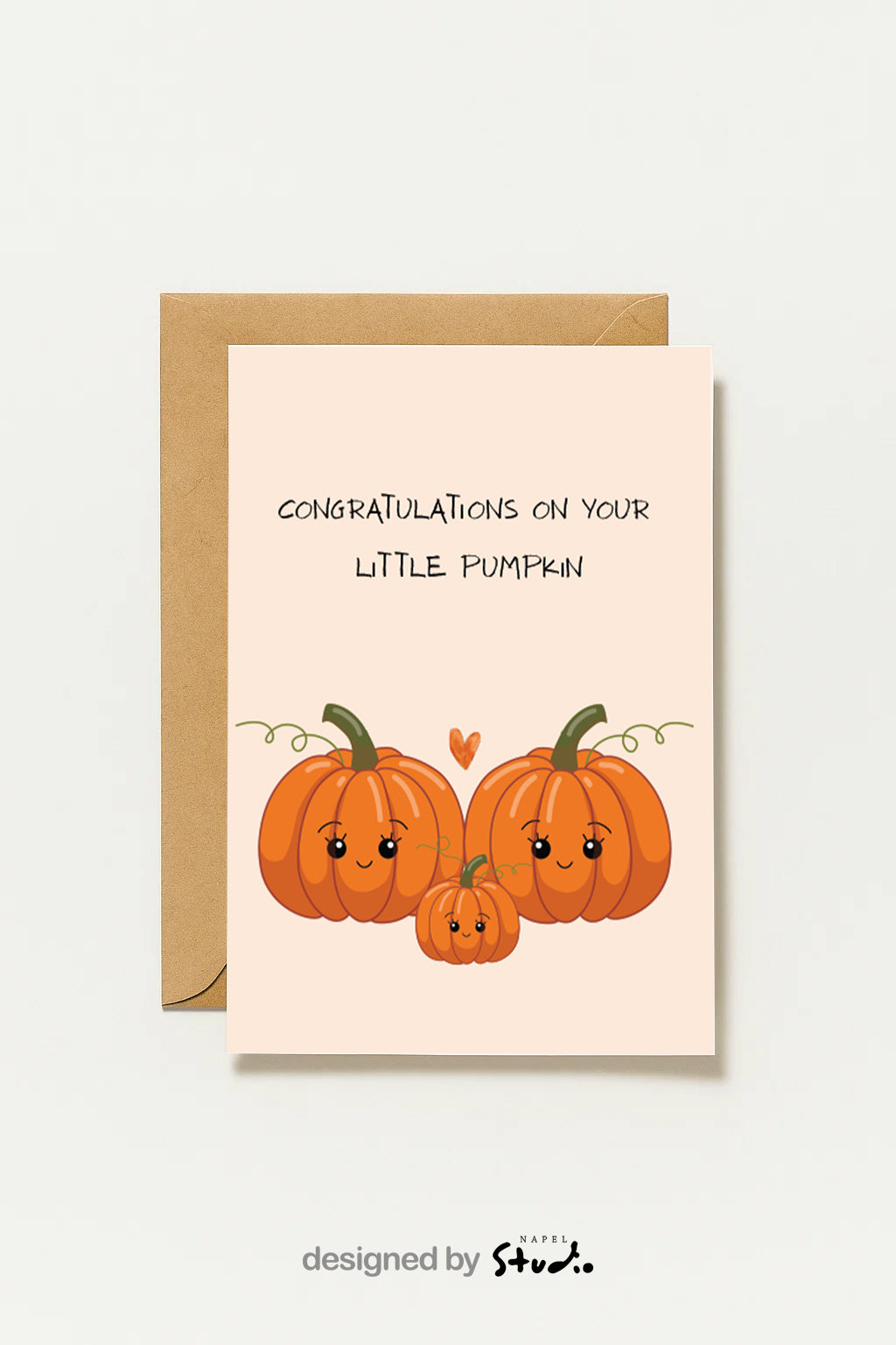 Little Pumpkin Glückwunschkarte Zur Geburt