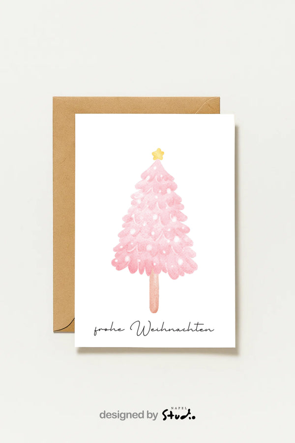 Weihnachtskarte Frohe Weihnachten