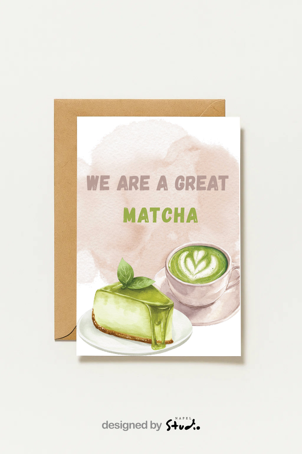 Carte de vœux Matcha | Nous sommes un excellent Matcha