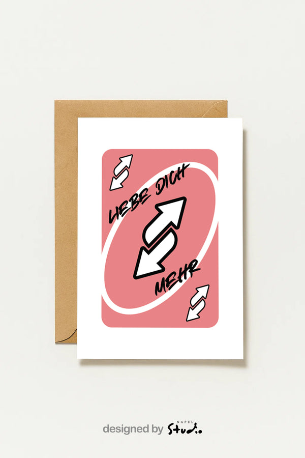 Aime-toi davantage | Carte d'amour minimaliste A6