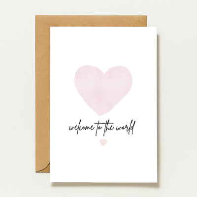 Bienvenue au monde | Carte de vœux de naissance