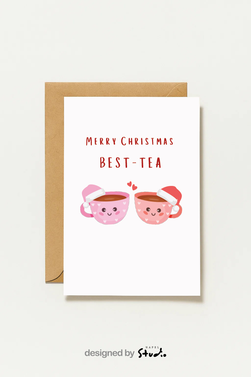 Merry Christmas Best Tea Weihnachtskarte