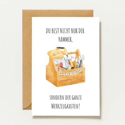 Carte d'anniversaire humoristique pour artisans | Carte humoristique pour artisans