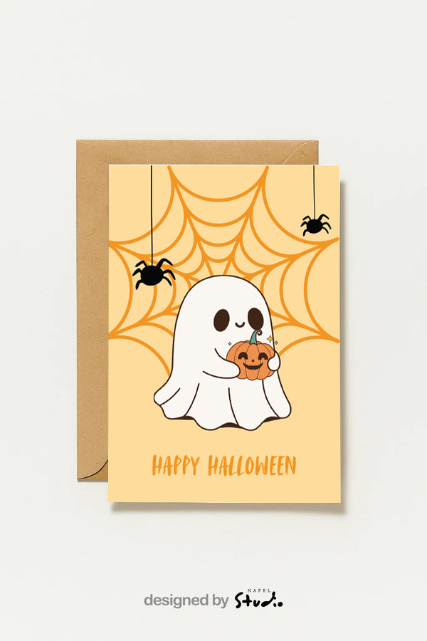 Postkarte Halloween Happy Halloween