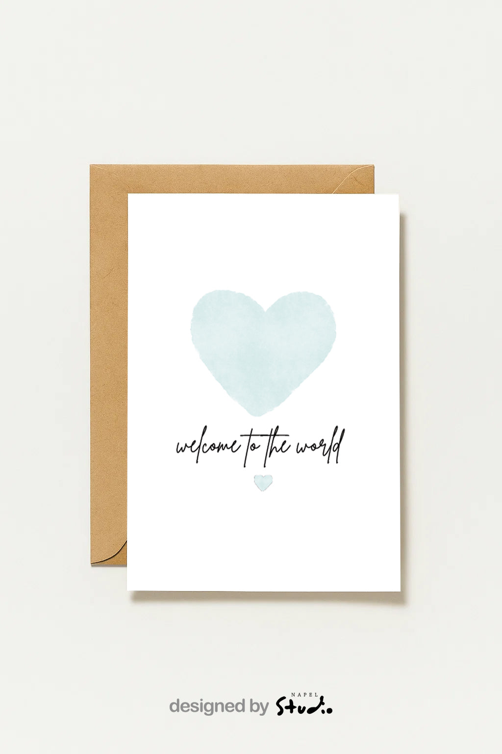 Welcome to the World | Grußkarte zur Geburt
