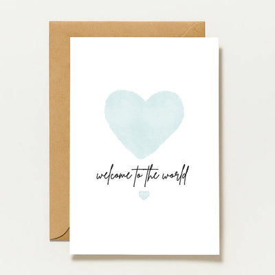 Bienvenue au monde | Carte de vœux de naissance