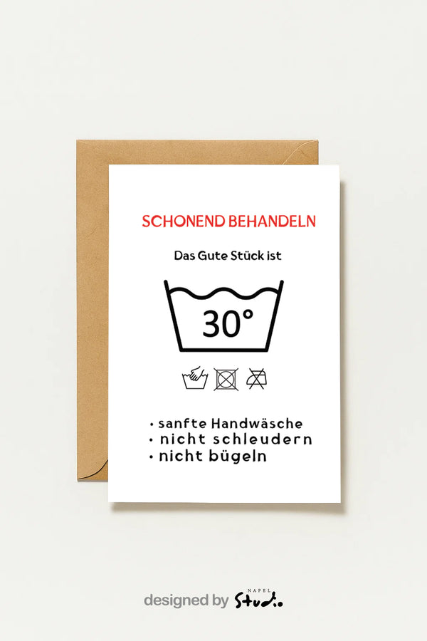 Humorvolle Geburtstagskarte 30 Jahre