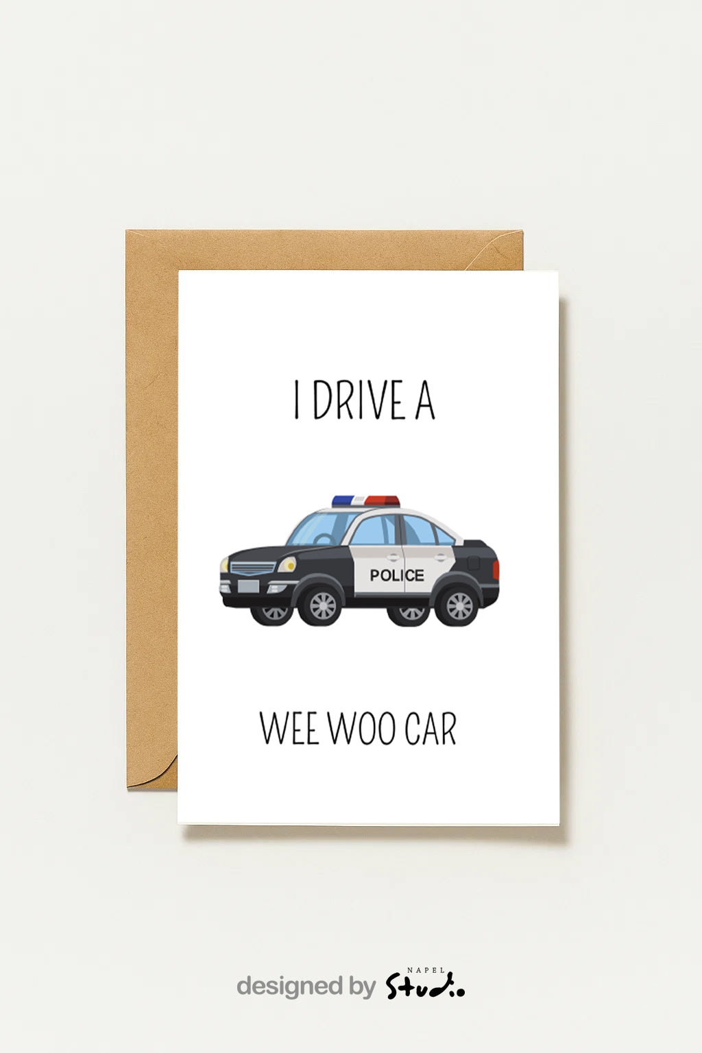 Lustige Polizeikarte | Humorvolle Karte für Polizisten & Polizei-Fans