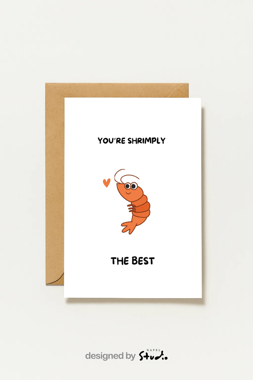 Postkarte You’re Shrimply The Best Humorvolle