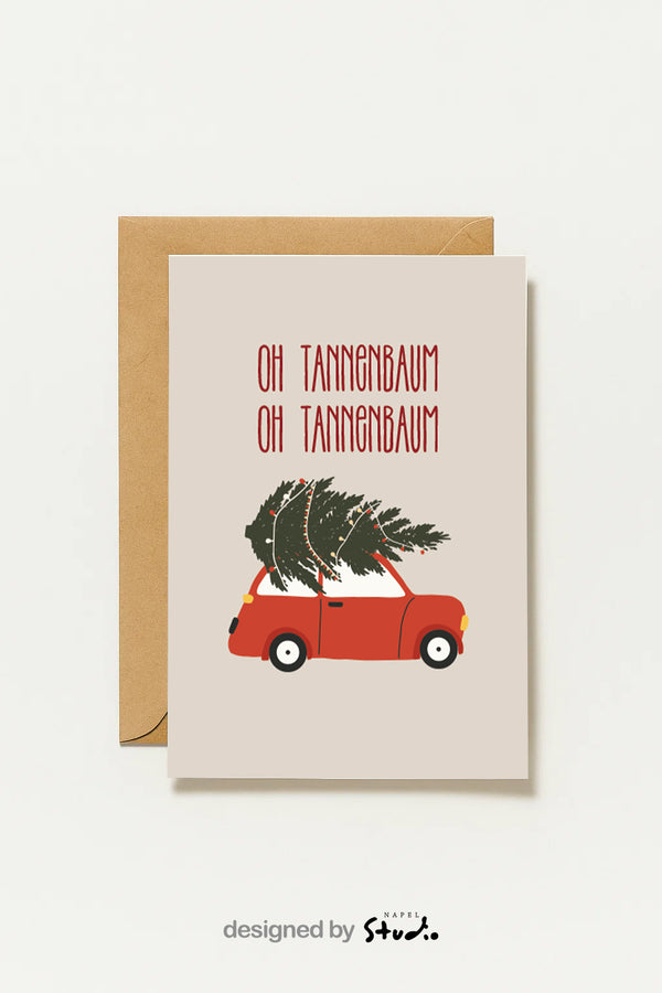 Oh Tannenbaum Weihnachtskarte