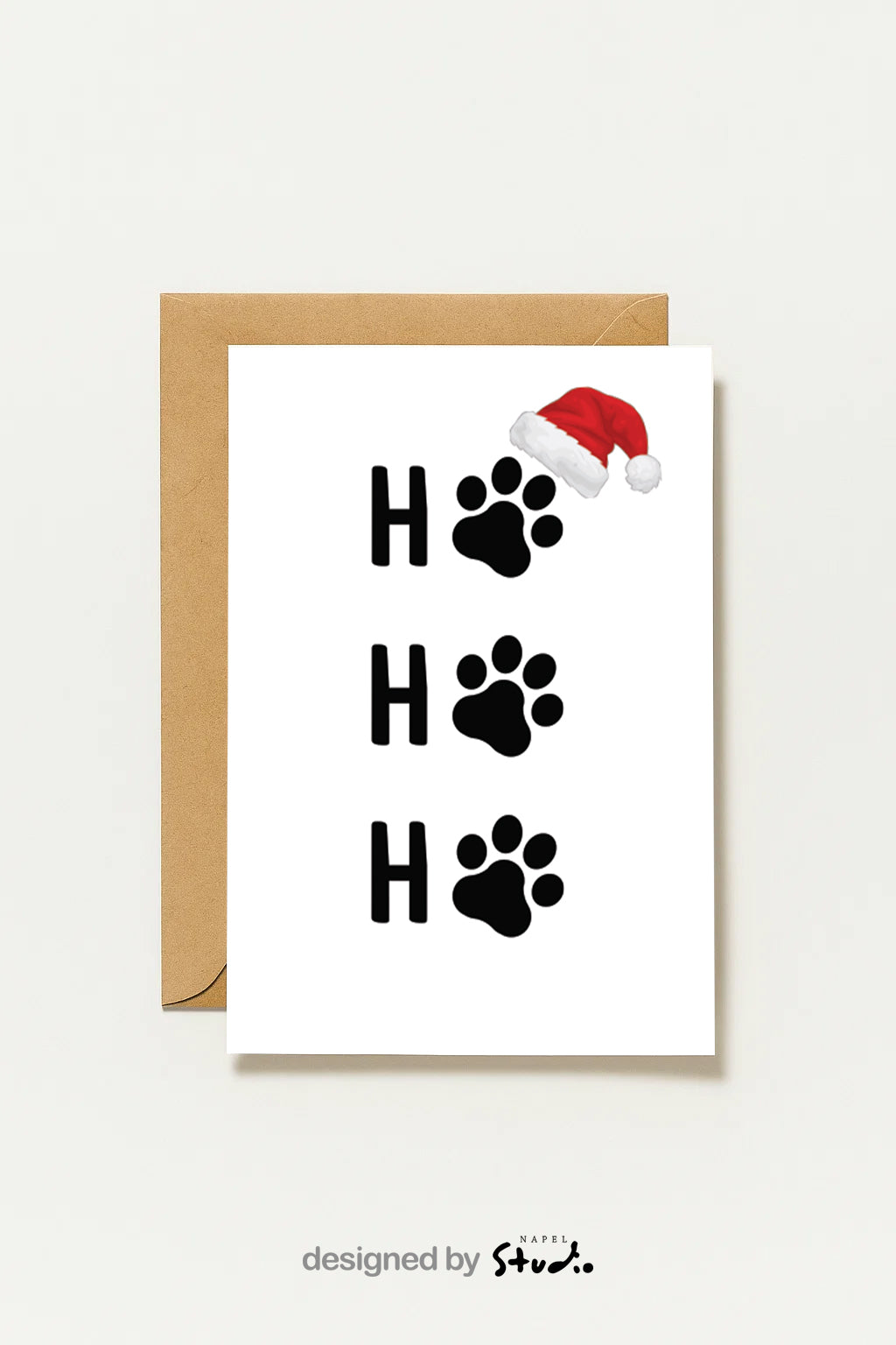 Ho Ho Ho Weihnachtskarte