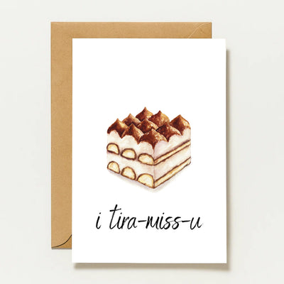 Postkarte Tira Miss U Humorvolle