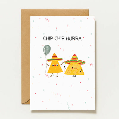 Carte de vœux humoristique | Chip Chip Hourra