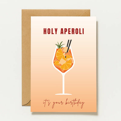 Aperol sacré | Carte d'anniversaire Aperol