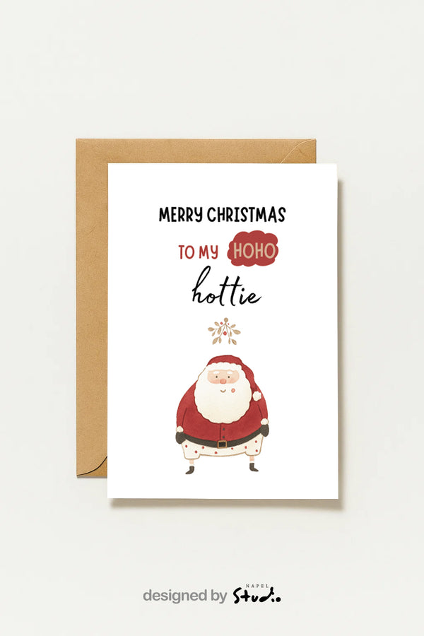 Merry Christmas To My Ho Ho Hottie Humorvolle Weihnachtskarte