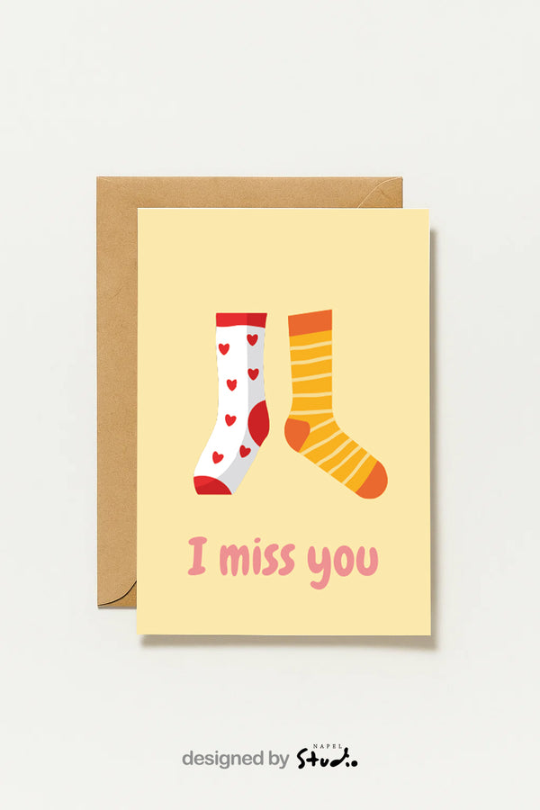 Carte de vœux affectueuse | Tu me manques