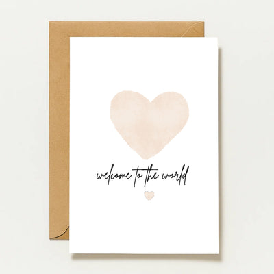 Bienvenue au monde | Carte de vœux de naissance