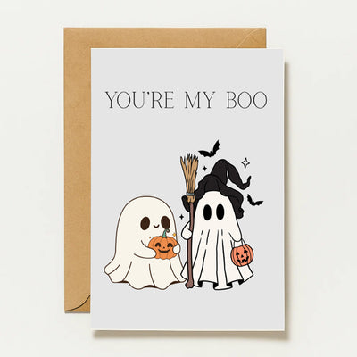 Carte d'Halloween « Tu es mon chéri » | Carte d'amour tendre